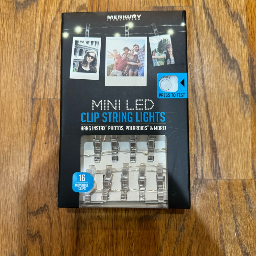 Merkury Innovations Mini LED Clip String Lights